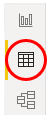 3 übereinander angeordnete Symbole, bei denen das mittlere Bild (eine Tabelle) rot eingekreist fest.
